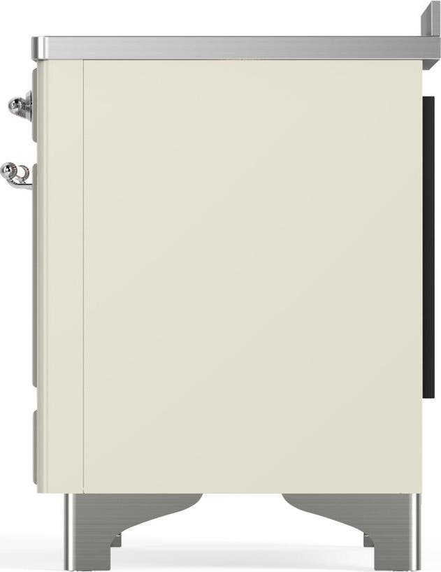 Ilve UMIB48QNR3AWC Antique White With Chrome Trim
