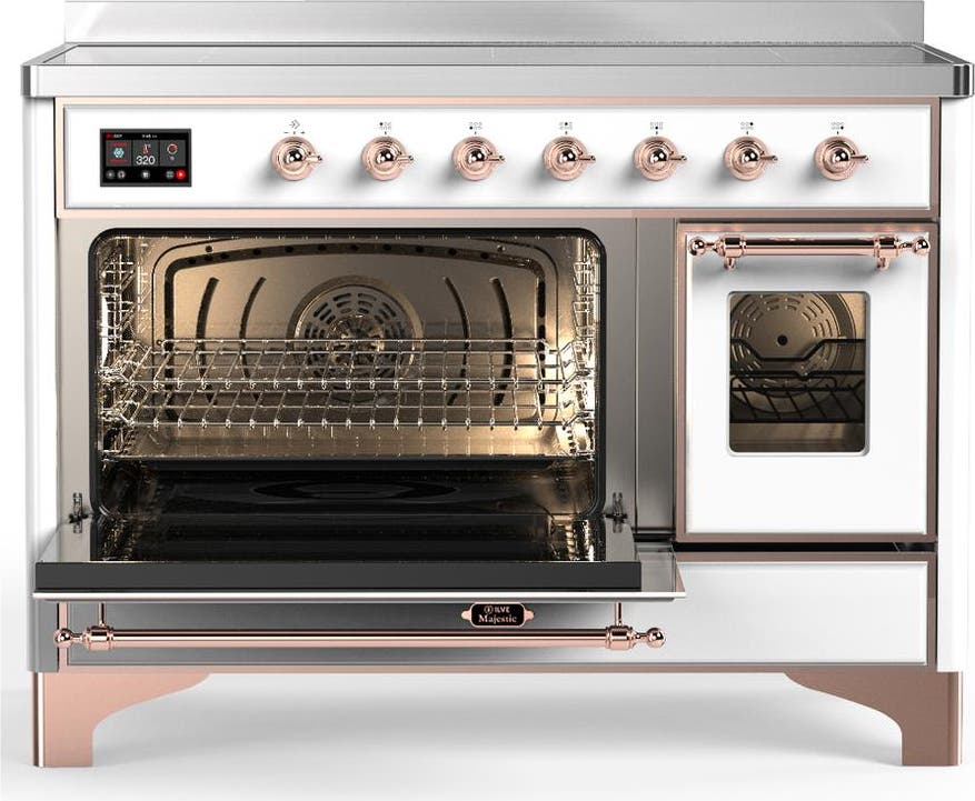 Ilve UMIB48NR3WHP White With Copper Trim