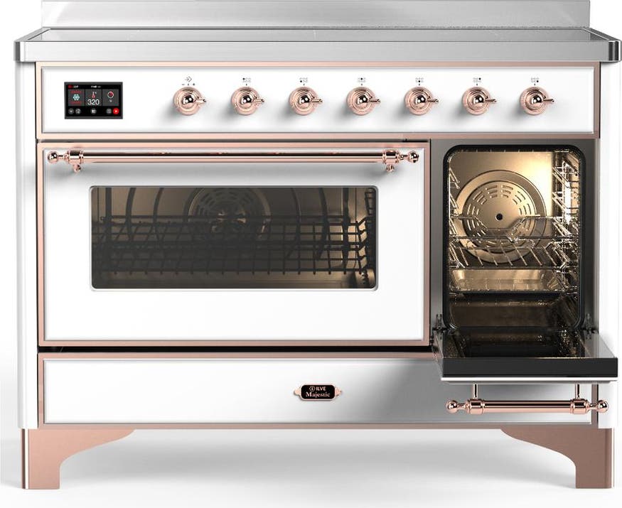 Ilve UMIB48NR3WHP White With Copper Trim