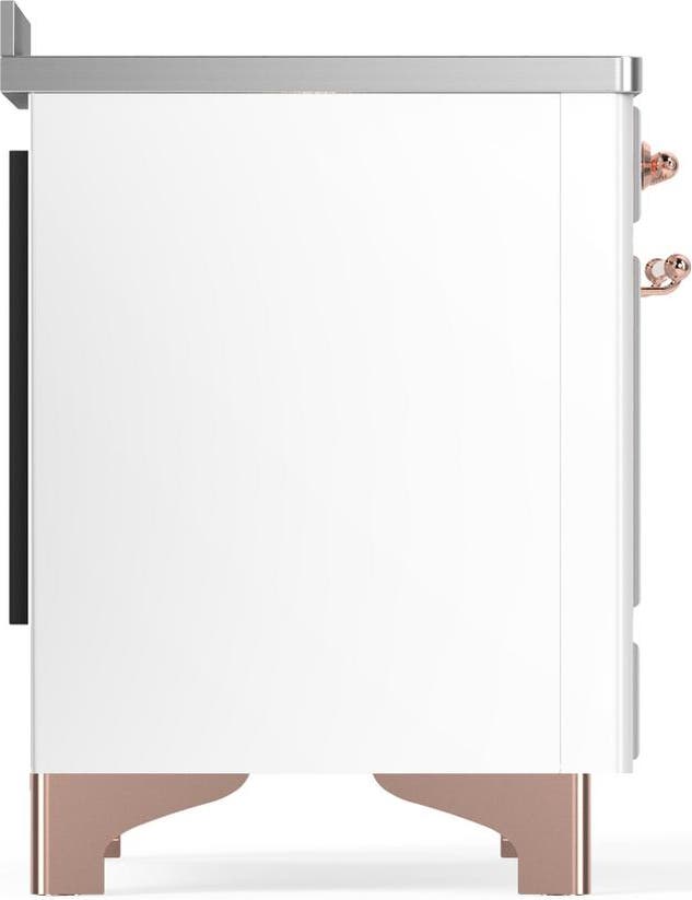Ilve UMIB48NR3WHP White With Copper Trim