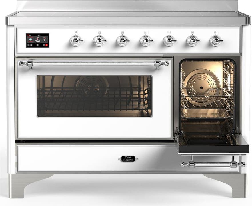 Ilve UMIB48NR3WHC White With Chrome Trim