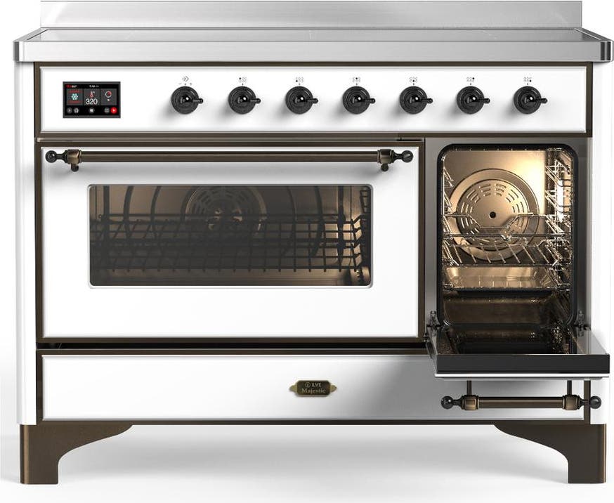 Ilve UMIB48NR3WHB White With Burnished Trim