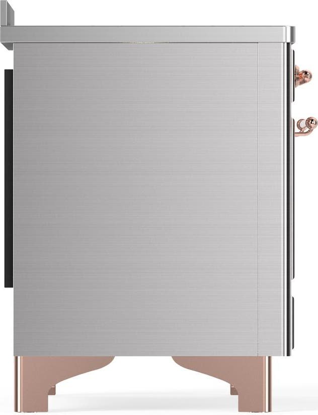 Ilve UMIB48NR3SSP Stainless Steel With Copper Trim
