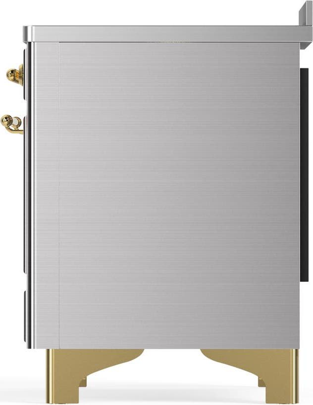 Ilve UMIB48NR3SSG Stainless Steel With Brass Trim