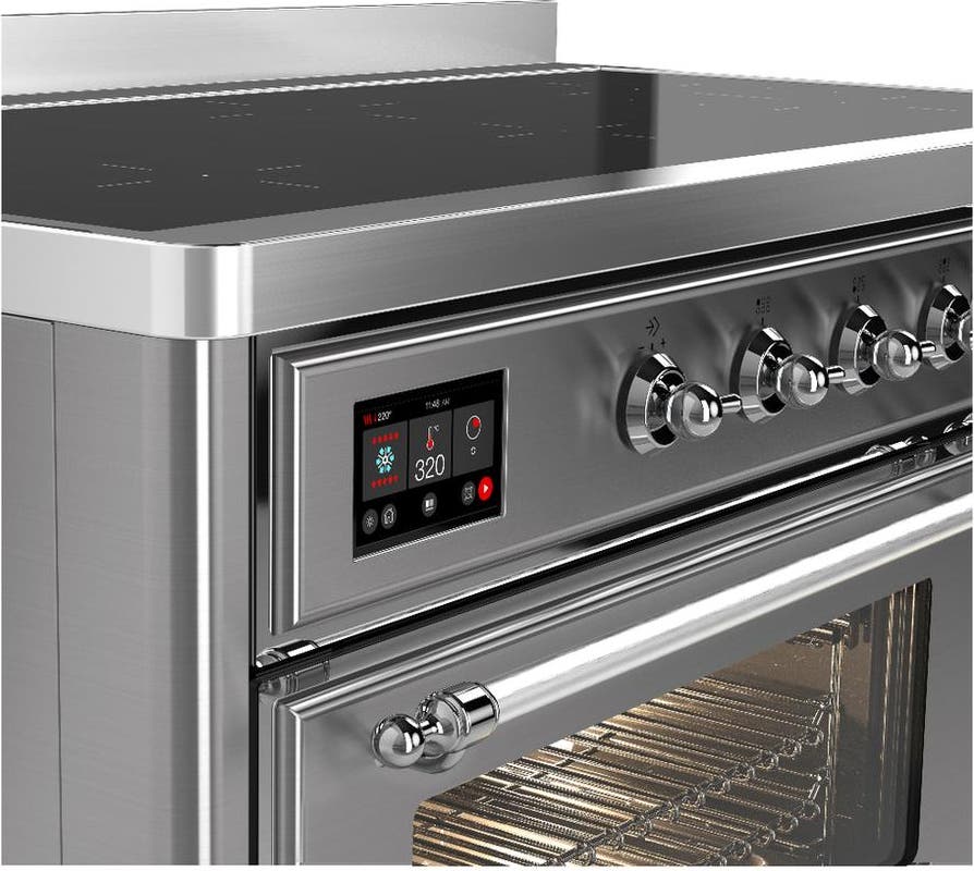 Ilve UMIB48NR3SSC Stainless Steel With Chrome Trim
