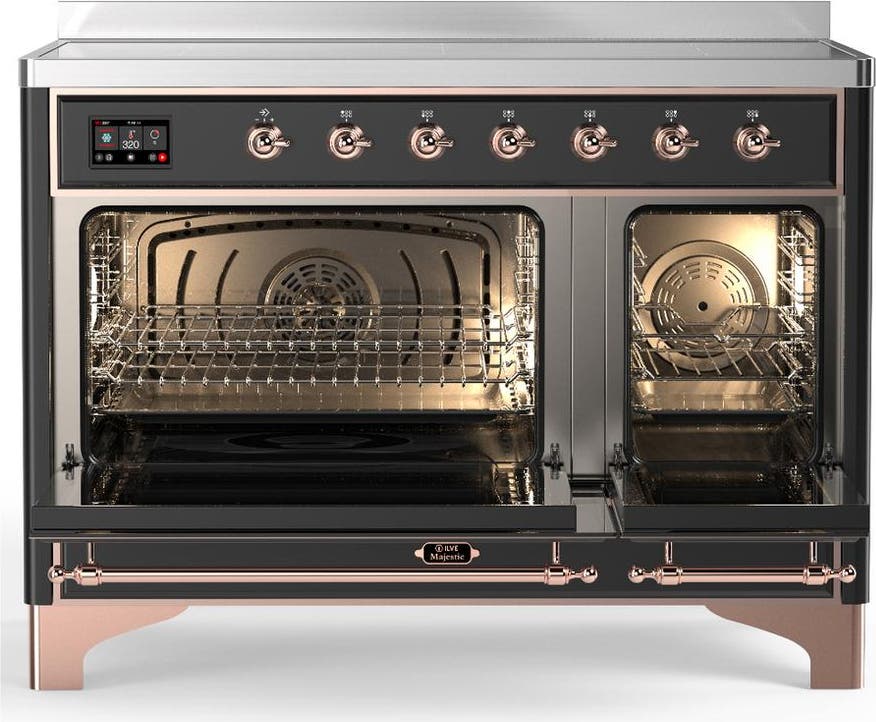 Ilve UMIB48NR3MGP Matte Graphite With Copper Trim