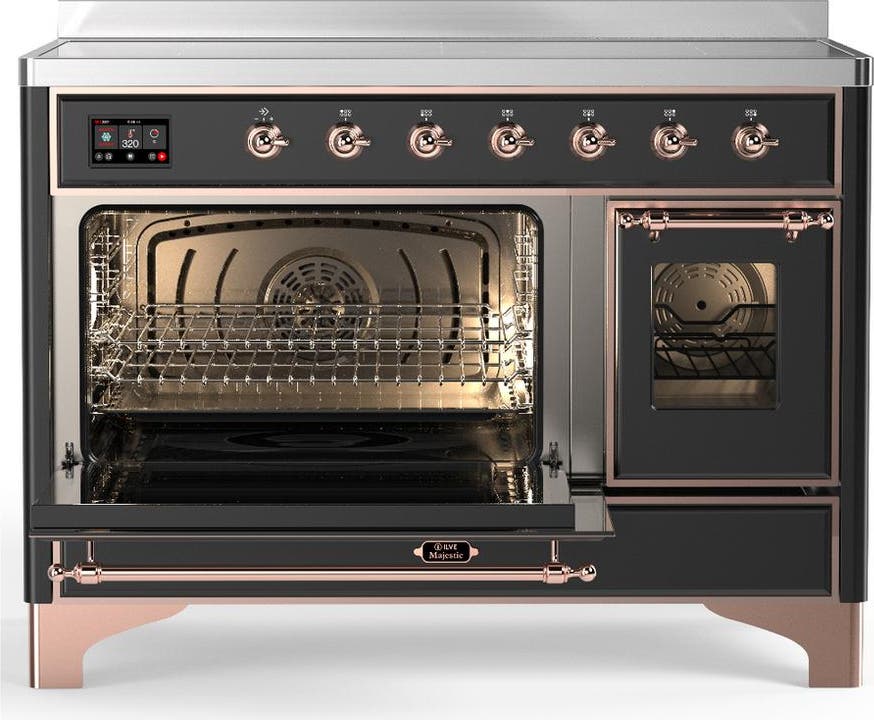 Ilve UMIB48NR3MGP Matte Graphite With Copper Trim