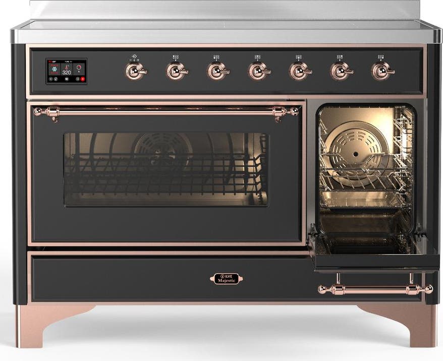 Ilve UMIB48NR3MGP Matte Graphite With Copper Trim
