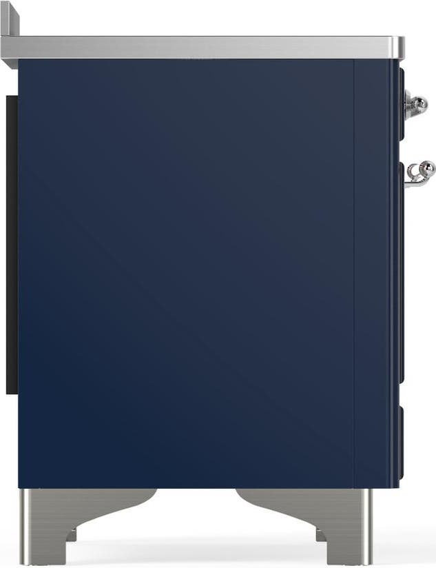 Ilve UMIB48NR3MBC Midnight Blue With Chrome Trim