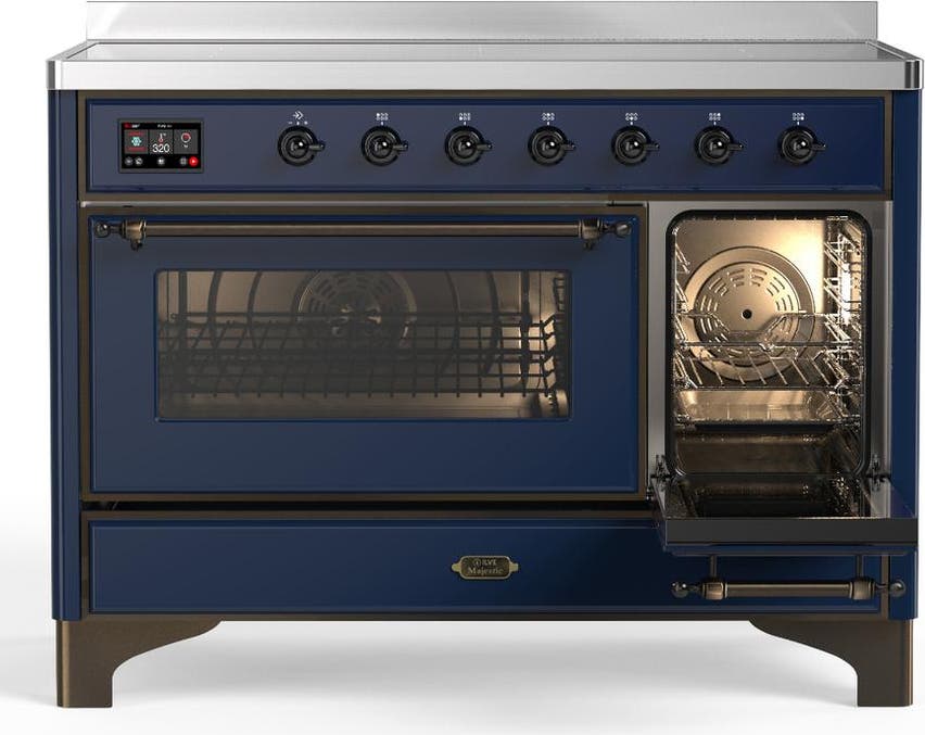 Ilve UMIB48NR3MBB Midnight Blue With Burnished Trim