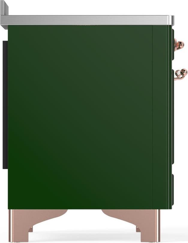 Ilve UMIB48NR3EGP Emerald Green With Copper Trim