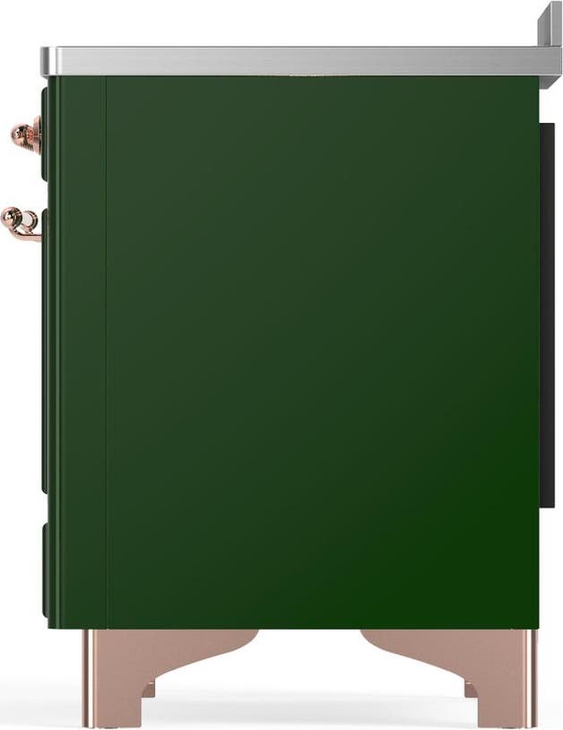 Ilve UMIB48NR3EGP Emerald Green With Copper Trim