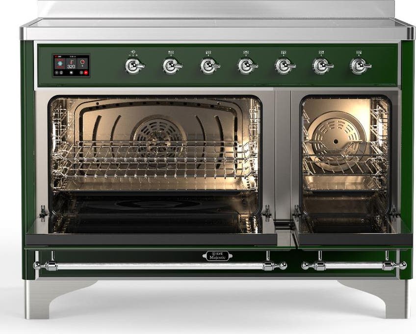 Ilve UMIB48NR3EGC Emerald Green With Chrome Trim
