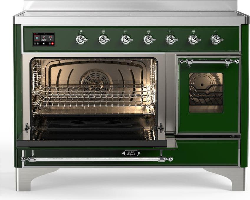 Ilve UMIB48NR3EGC Emerald Green With Chrome Trim