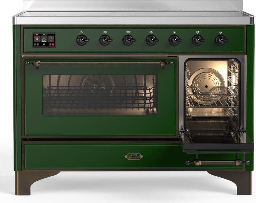 Ilve UMIB48NR3EGB Emerald Green With Burnished Trim