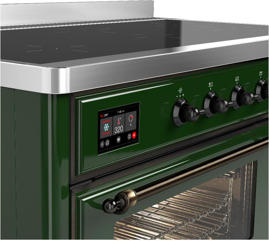 Ilve UMIB48NR3EGB Emerald Green With Burnished Trim