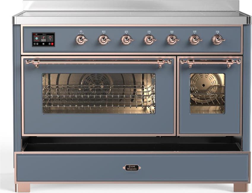 Ilve UMIB48NR3BGP Blue Grey With Copper Trim