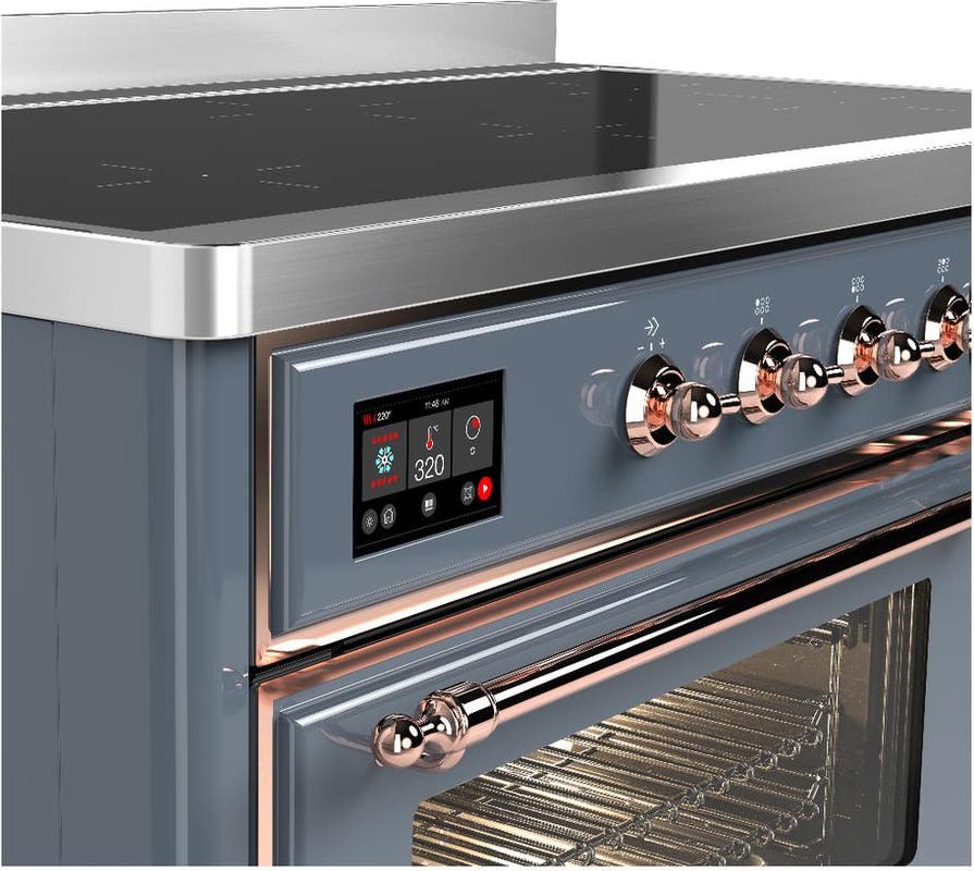 Ilve UMIB48NR3BGP Blue Grey With Copper Trim