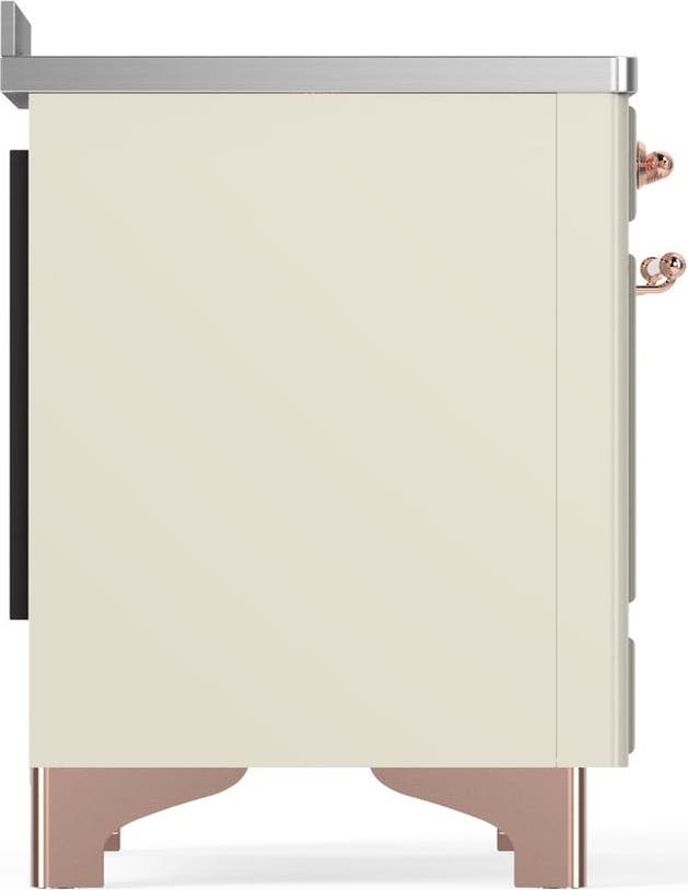 Ilve UMIB48NR3AWP Antique White With Copper Trim