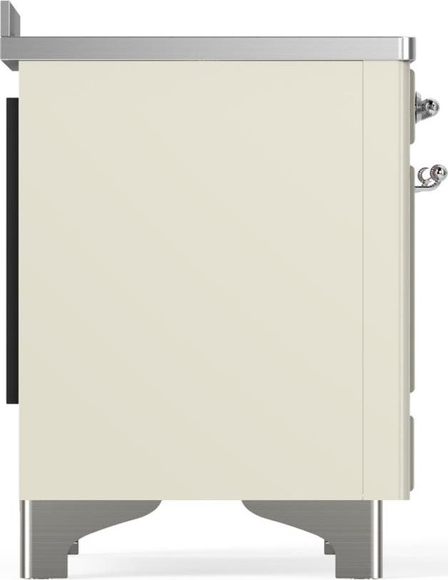 Ilve UMIB48NR3AWC Antique White With Chrome Trim