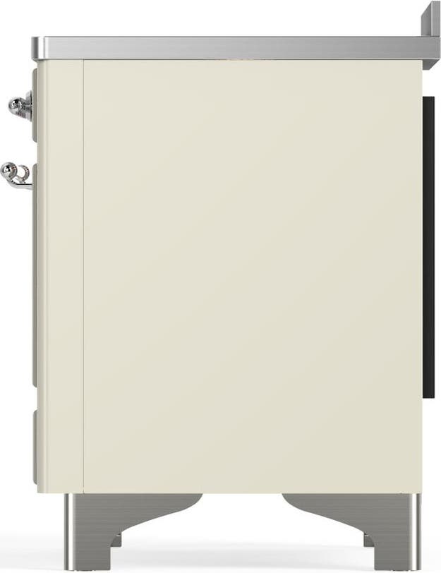 Ilve UMIB48NR3AWC Antique White With Chrome Trim