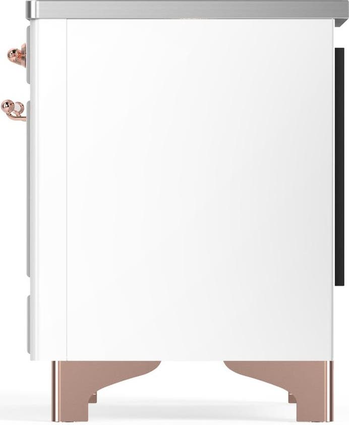 Ilve UMIB36QNR3WHP White With Copper Trim