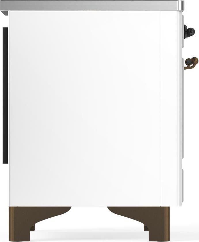 Ilve UMIB36QNR3WHB White With Burnished Trim
