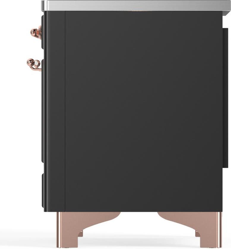 Ilve UMIB36QNR3MGP Matte Graphite With Copper Trim
