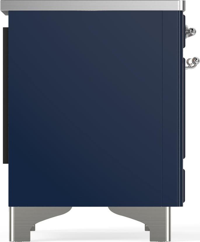 Ilve UMIB36QNR3MBC Midnight Blue With Chrome Trim