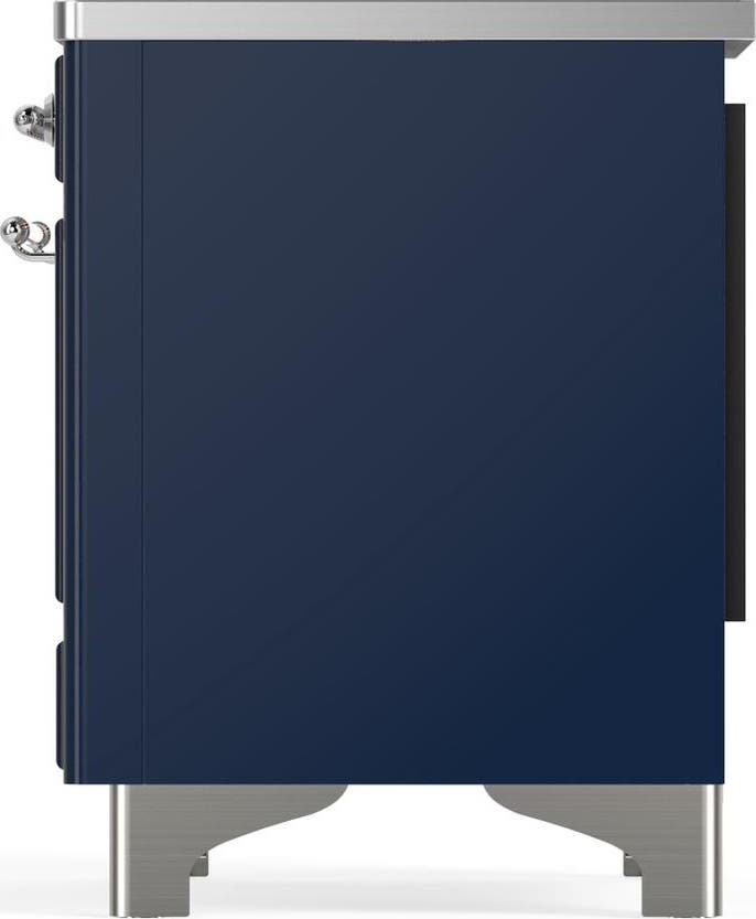 Ilve UMIB36QNR3MBC Midnight Blue With Chrome Trim