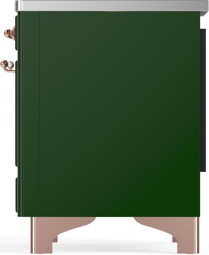 Ilve UMIB36QNR3EGP Emerald Green With Copper Trim