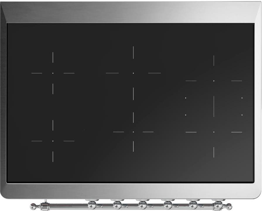 Ilve UMIB36QNR3EGC Emerald Green With Chrome Trim