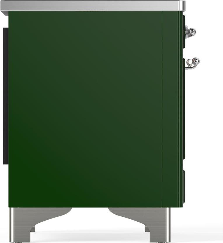 Ilve UMIB36QNR3EGC Emerald Green With Chrome Trim