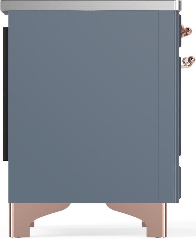 Ilve UMIB36QNR3BGP Blue Grey With Copper Trim