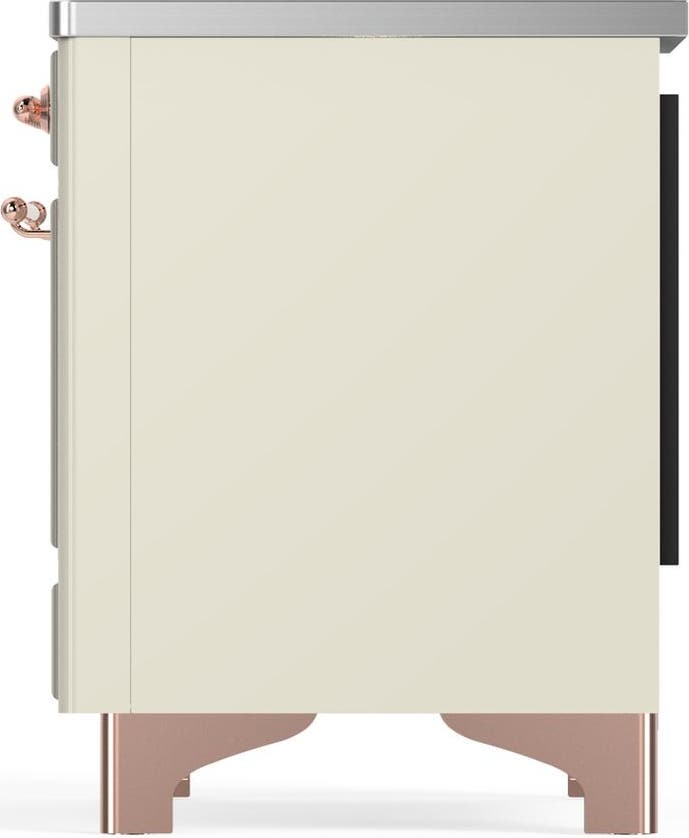 Ilve UMIB36QNR3AWP Antique White With Copper Trim