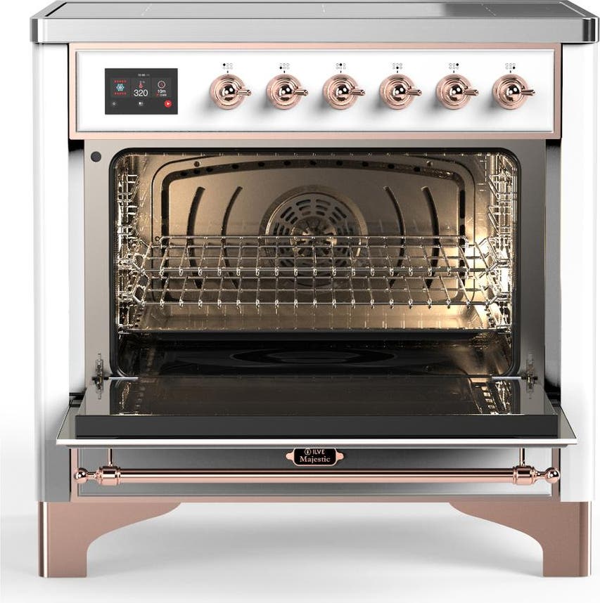 Ilve UMIB36NR3WHP White With Copper Trim