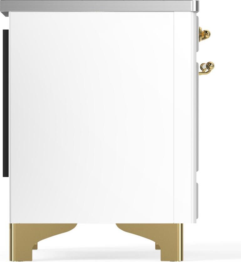 Ilve UMIB36NR3WHG White With Brass Trim