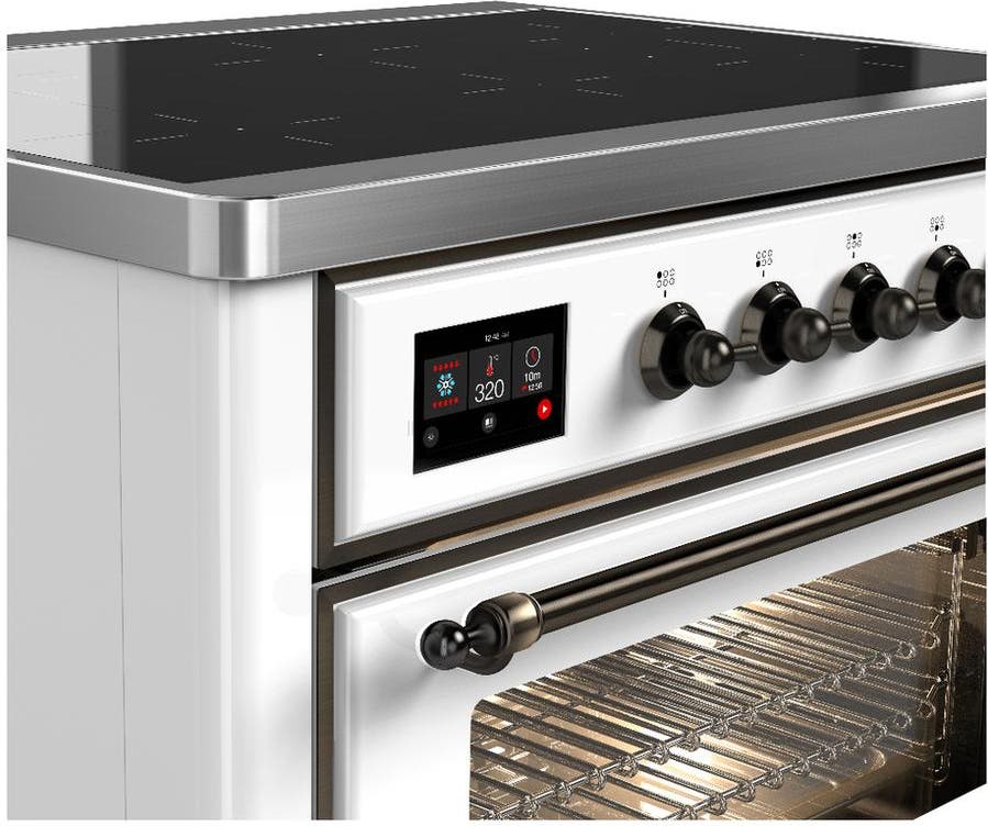 Ilve UMIB36NR3WHB White With Burnished Trim