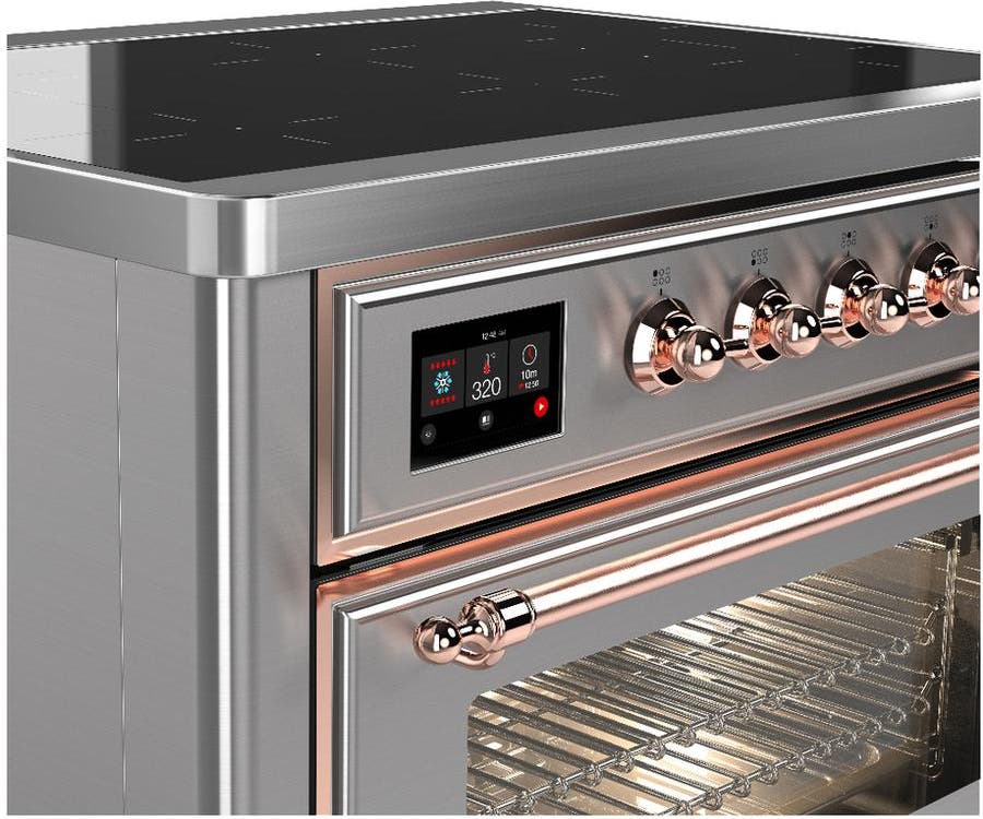 Ilve UMIB36NR3SSP Stainless Steel With Copper Trim