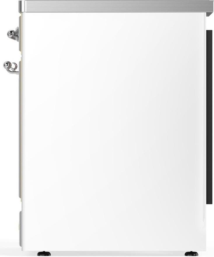 Ilve UMIB30QNR3WHC White With Chrome Trim