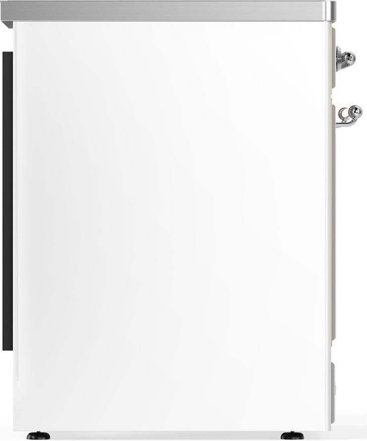 Ilve UMIB30QNR3WHC White With Chrome Trim