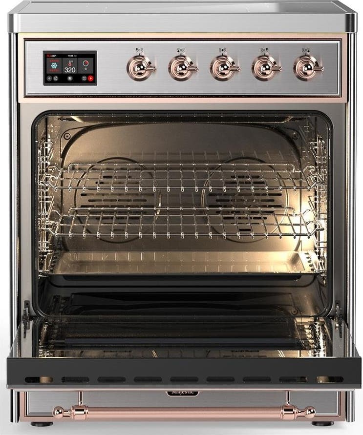 Ilve UMIB30QNR3SSP Stainless Steel With Copper Trim