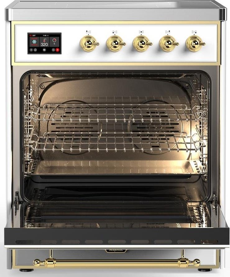 Ilve UMIB30QNR3RAG Ral With Brass Trim