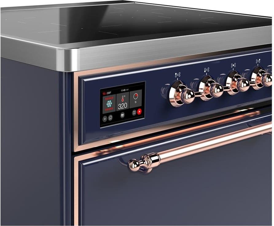 Ilve UMIB30QNR3MBP Midnight Blue With Copper Trim