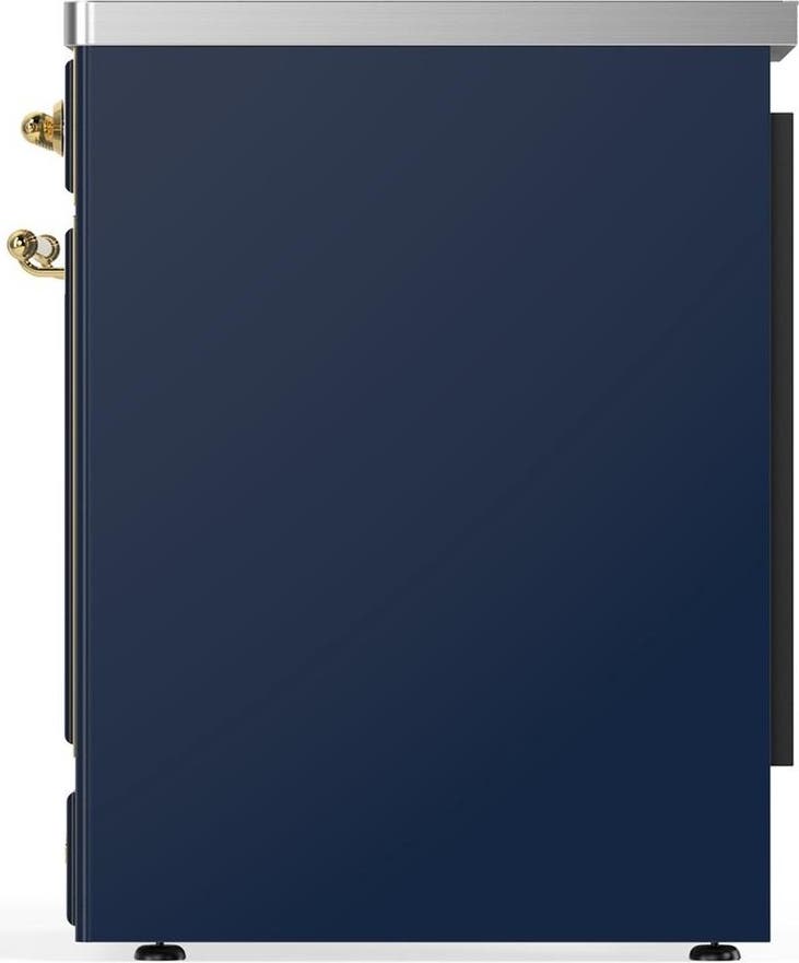 Ilve UMIB30QNR3MBG Midnight Blue With Brass Trim