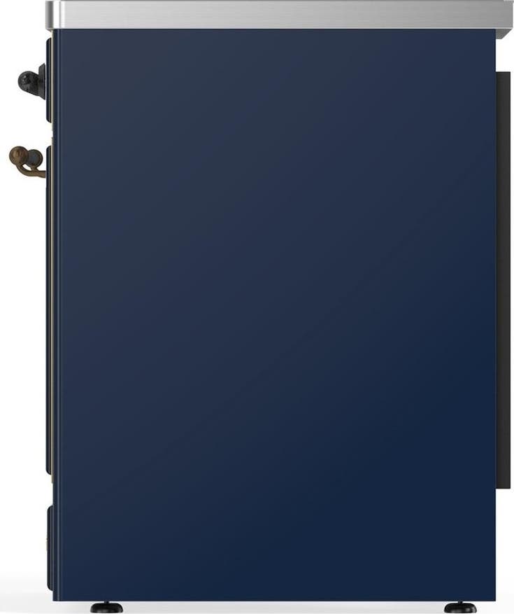 Ilve UMIB30QNR3MBB Midnight Blue With Burnished Trim