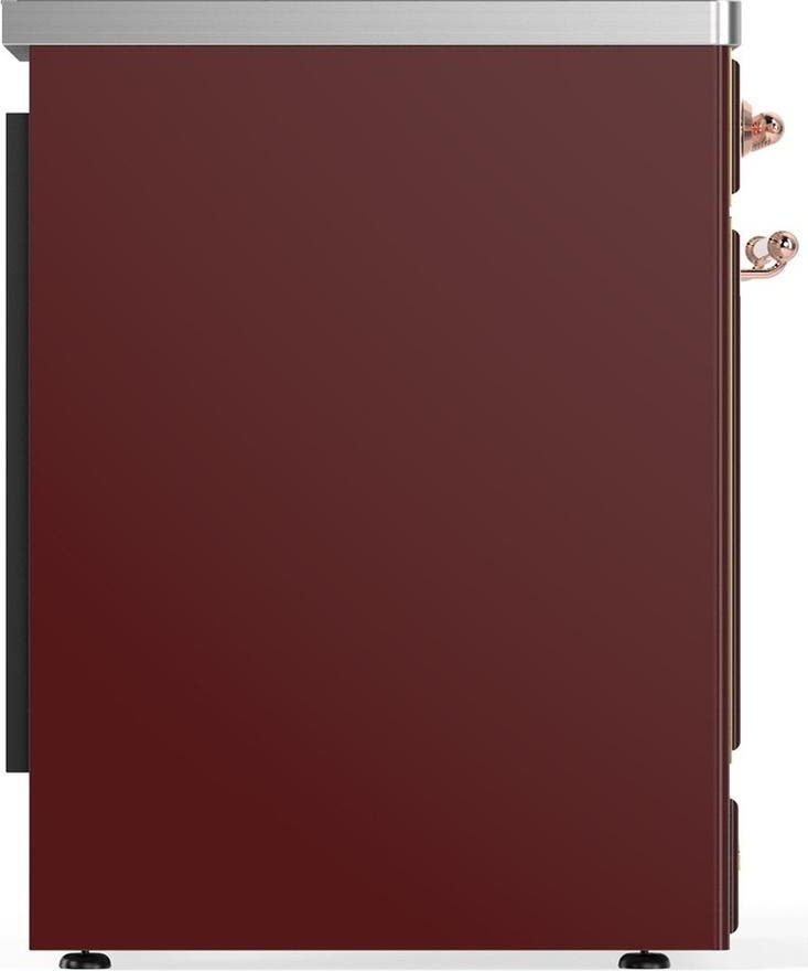 Ilve UMIB30QNR3BUP Burgundy With Copper Trim