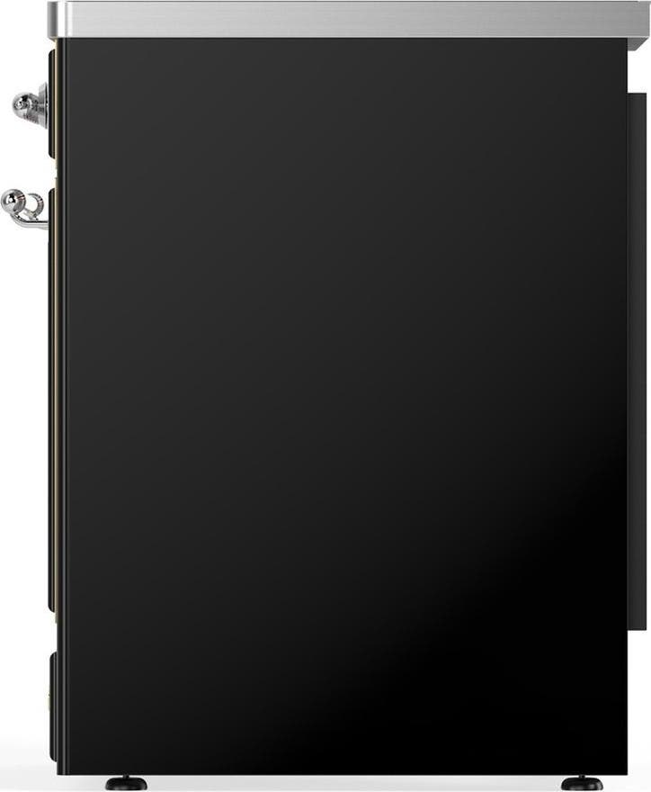 Ilve UMIB30QNR3BKC Glossy Black With Chrome Trim