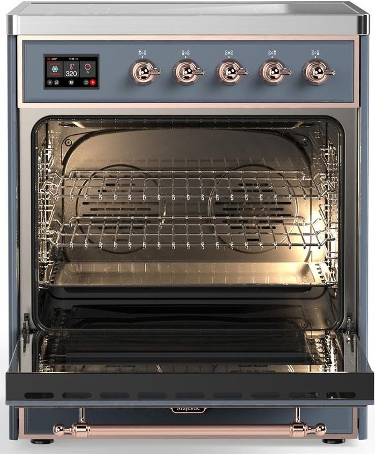 Ilve UMIB30QNR3BGP Blue Grey With Copper Trim