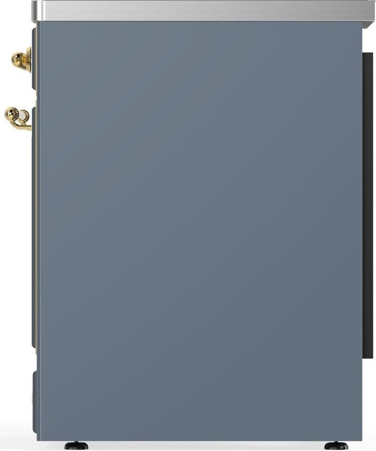 Ilve UMIB30QNR3BGG Blue Grey With Brass Trim